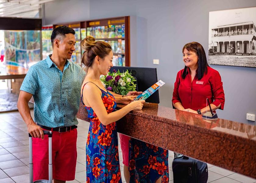 Queensland Cairns Check-in Check-out Kiosk