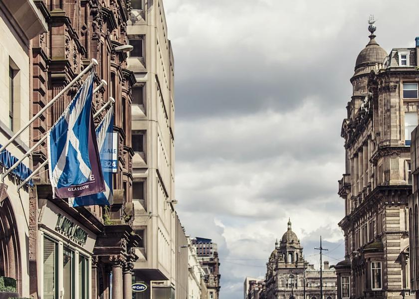 Scotland Glasgow Entrance
