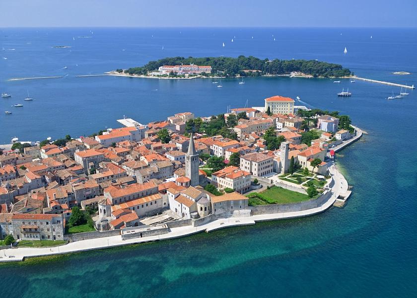 Istria (county) Porec Aerial View
