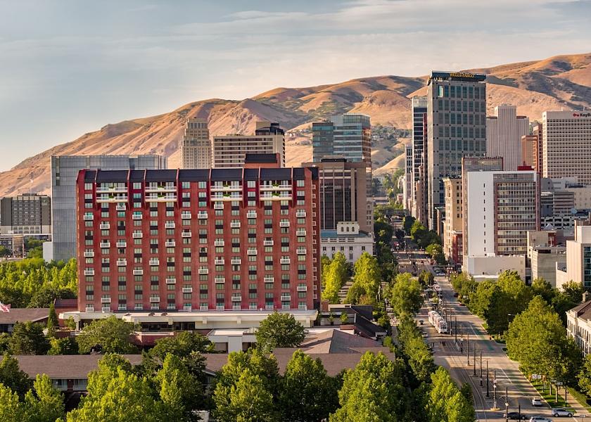 Utah Salt Lake City Aerial View