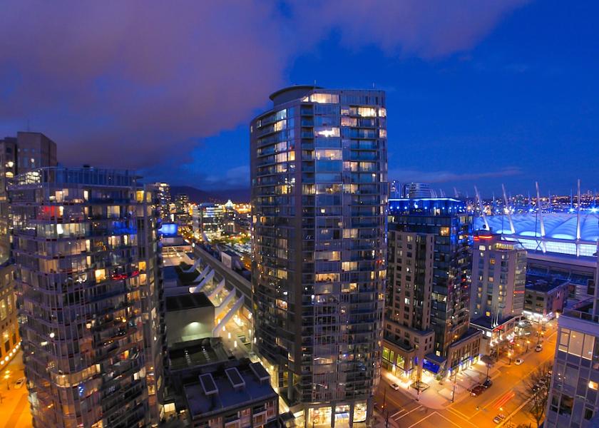 British Columbia Vancouver View from Property