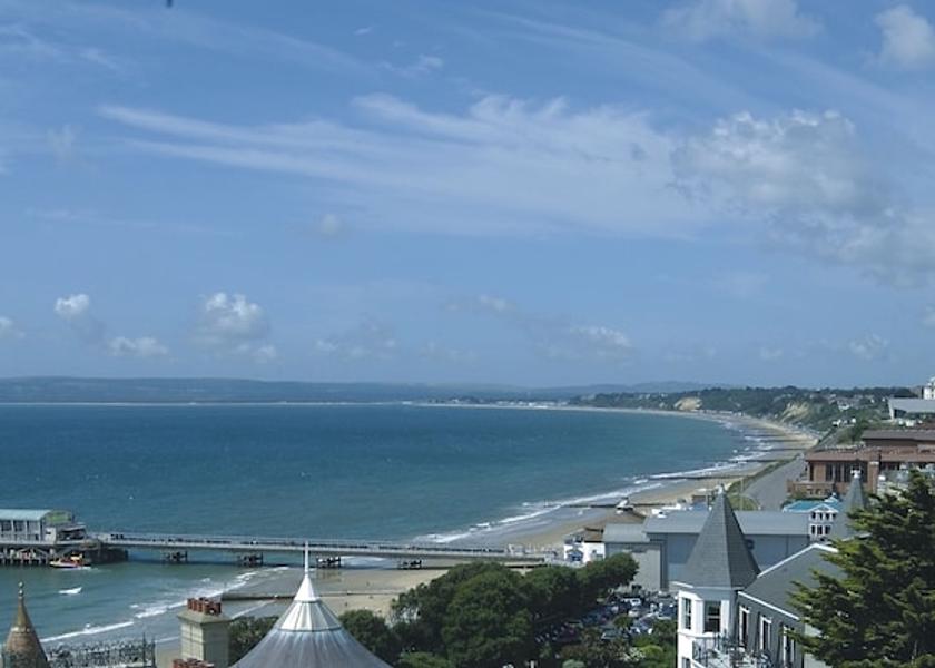 England Bournemouth Aerial View
