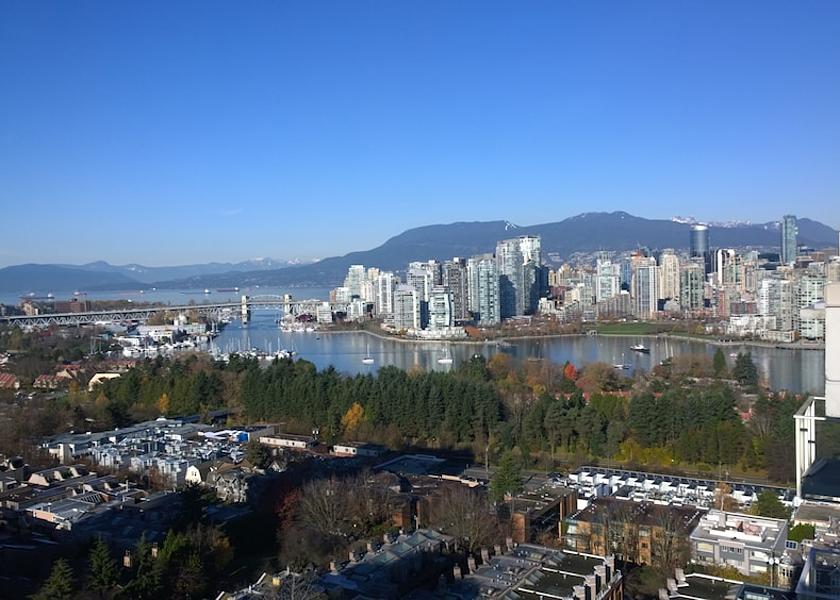 British Columbia Vancouver Aerial View