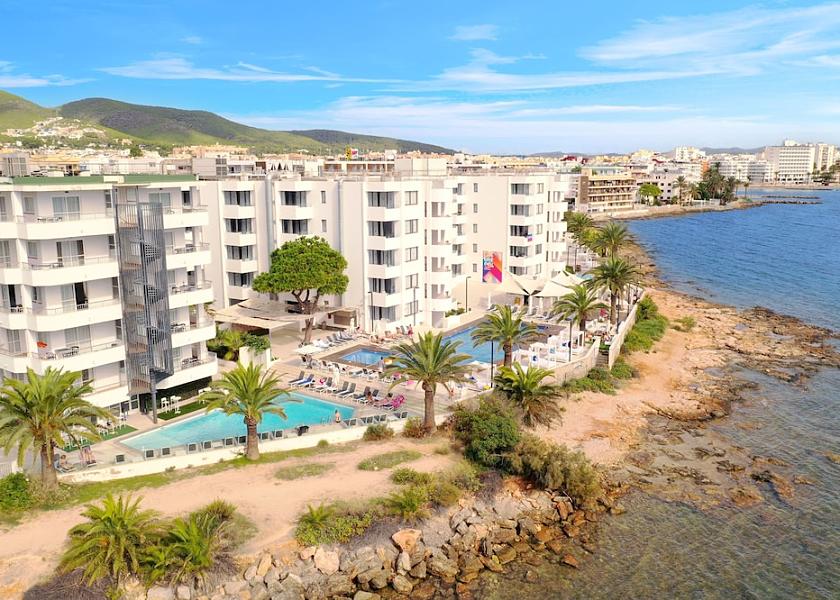 Balearic Islands Ibiza Aerial View