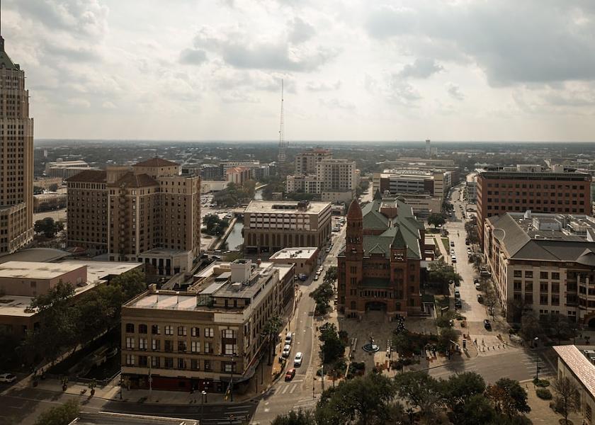 Texas San Antonio Aerial View