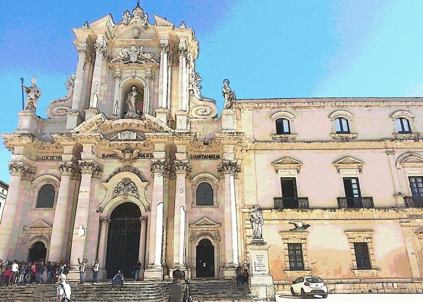 Sicily Syracuse Exterior Detail