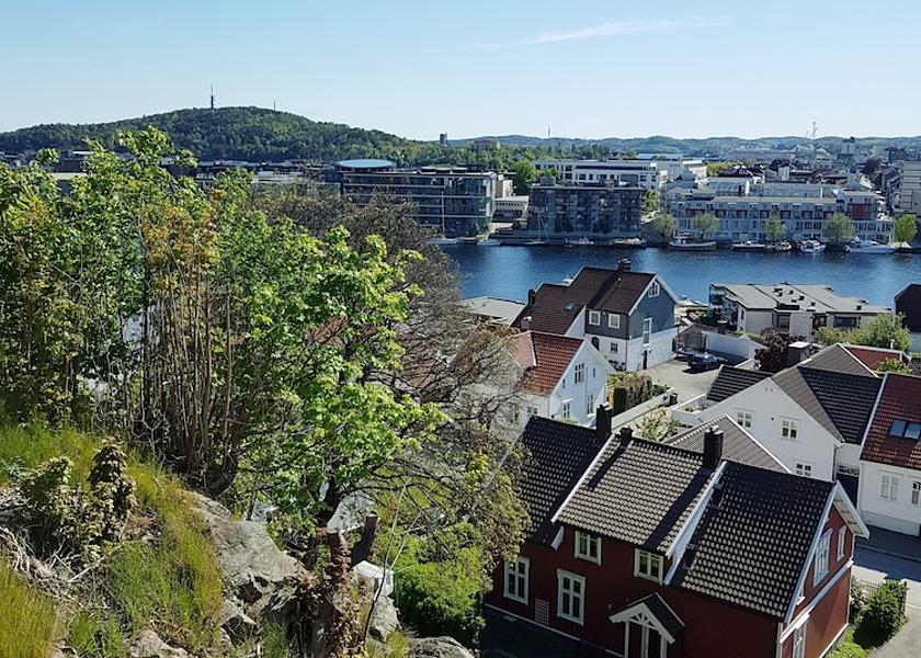 Vest-Agder (county) Kristiansand Aerial View
