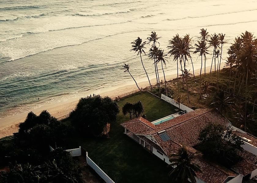 Galle District Ahangama Aerial View