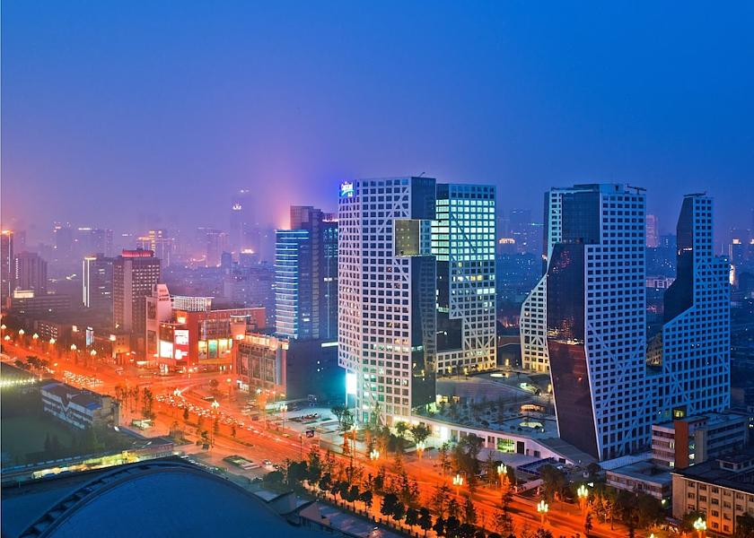 Sichuan Chengdu City View from Property