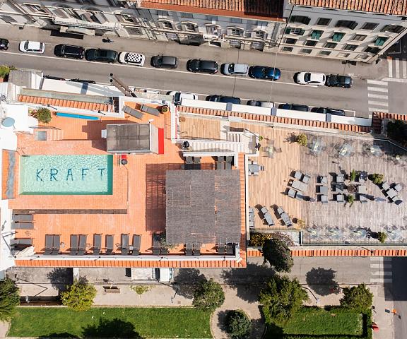 Hotel Kraft Tuscany Florence Aerial View