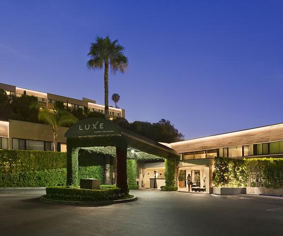 Luxe Sunset Boulevard Hotel California Los Angeles Entrance