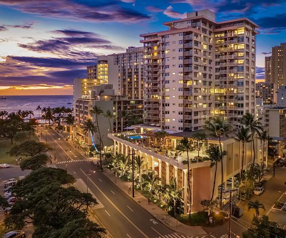 Queen Kapiolani Hotel Hawaii Honolulu Aerial View