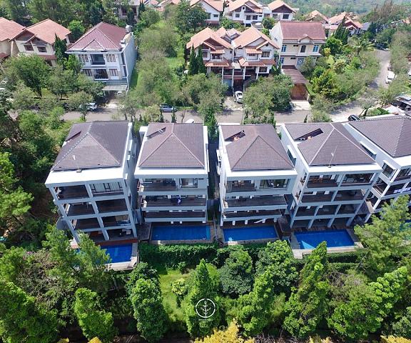 Cempaka 2 Villa 6 Bedrooms with a Private Pool West Java Bandung Aerial View