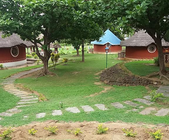 Kishkinda Heritage Resort Karnataka Hampi Garden View AC Cottage