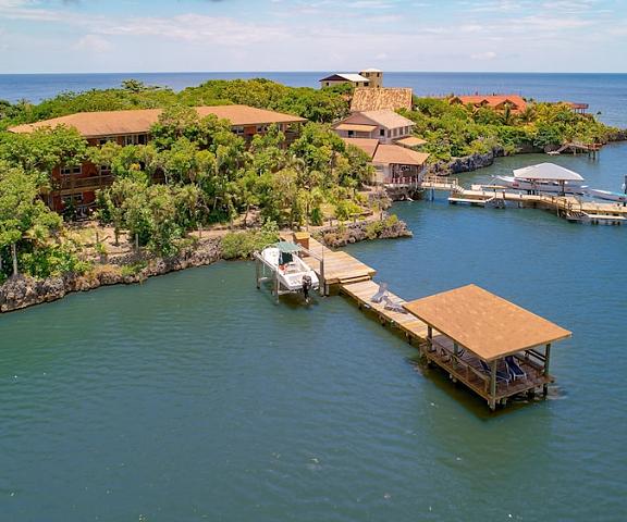 Hotel Posada Las Orquideas Islas de la Bahia Roatan Aerial View