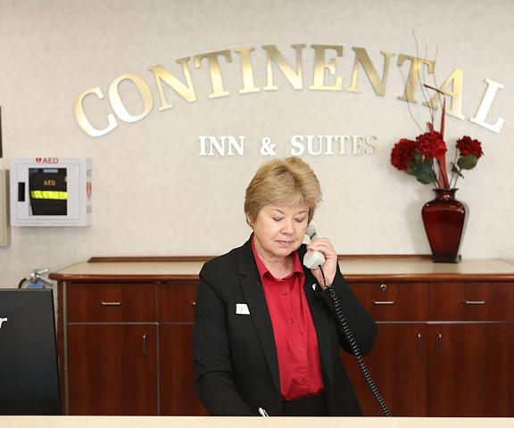 Continental Inn & Suites Alberta Edmonton Reception
