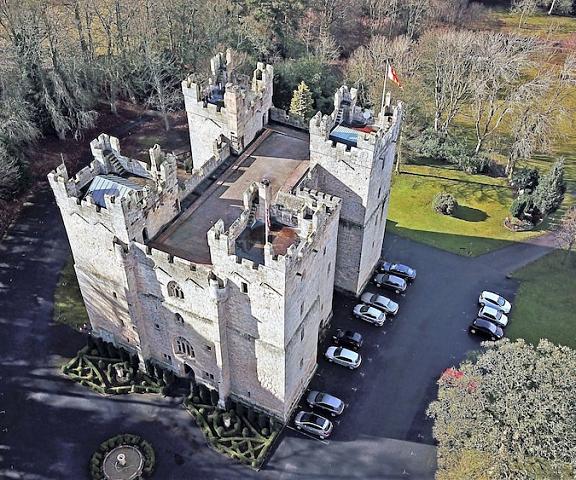 Langley Castle Hotel England Hexham Aerial View