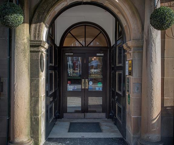 The Royal Hotel Scotland Oban Entrance