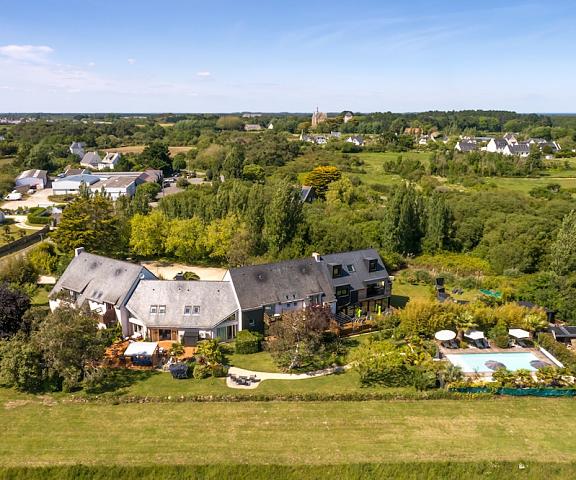 Carnac Lodge Hotel & Spa Brittany Plouharnel Aerial View