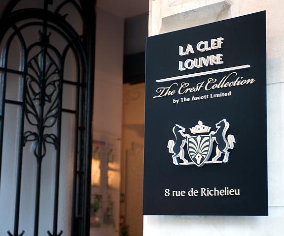 La Clef Louvre Paris by The Crest Collection Ile-de-France Paris Entrance