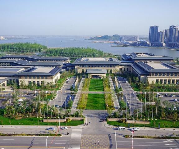 Yinchuan International Convention Centre Ningxia Yinchuan Aerial View