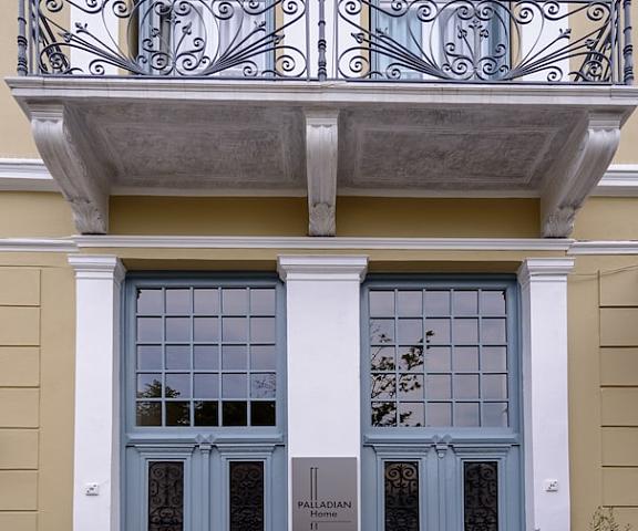 Palladian Home Attica Athens Entrance