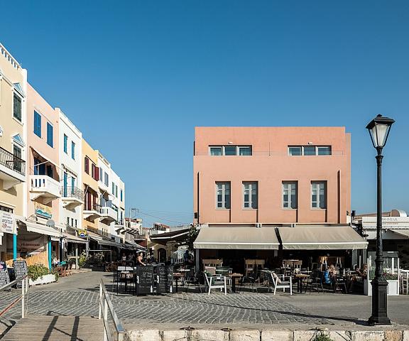 Avra Apartments Venetian Harbour Crete Island Chania Facade