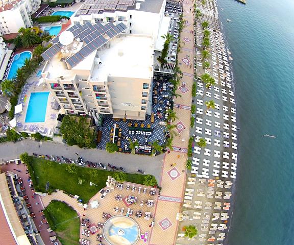 Yunus Hotel Mugla Marmaris Aerial View
