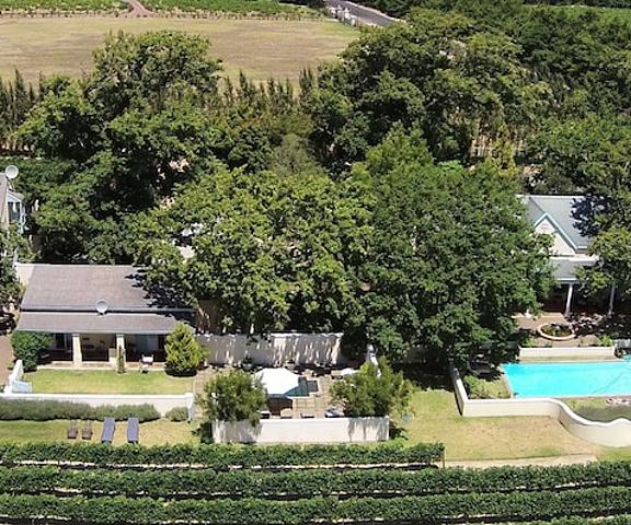 Auberge Clermont Western Cape Franschhoek Aerial View