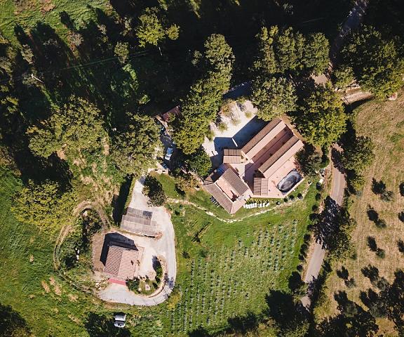 Agriturismo La Meria Tuscany Semproniano Aerial View