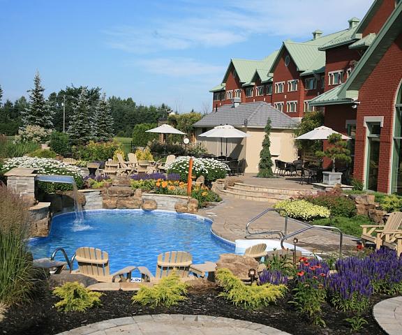 Auberge Godefroy Quebec Becancour Aerial View