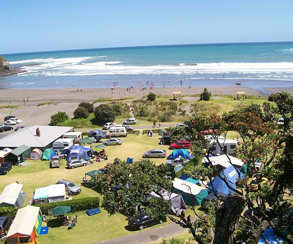 Opunake Beach Kiwi Holiday Park null Opunake Aerial View