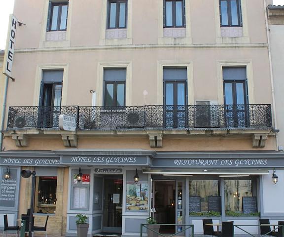 Hôtel Les Glycines Occitanie Remoulins Facade