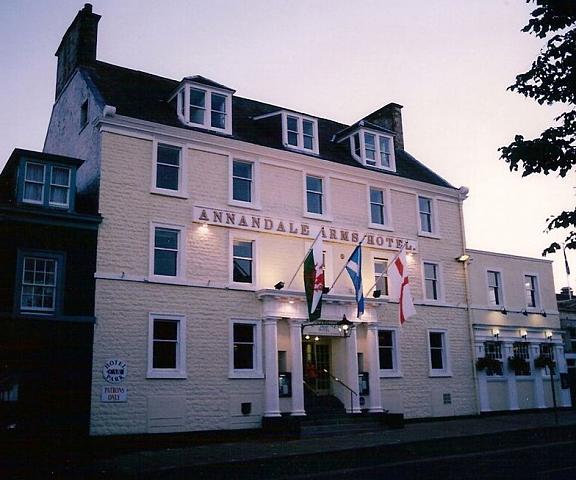 Annandale Arms Hotel Scotland Moffat Facade