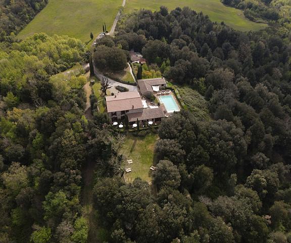 La Melosa Resort & Spa Tuscany Roccastrada Aerial View
