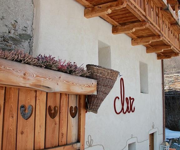 Maison Le Cler Valle d'Aosta Valtournenche Exterior Detail