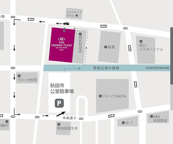 ANA Crowne Plaza Akita, an IHG Hotel Akita (prefecture) Akita Parking