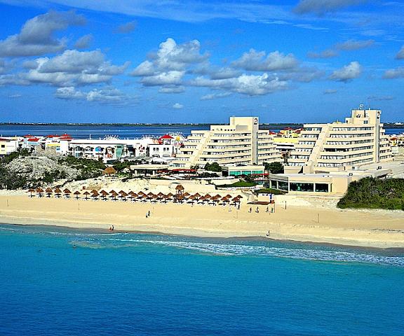 Condo in Ocean Front Hotel resort Quintana Roo Cancun Aerial View