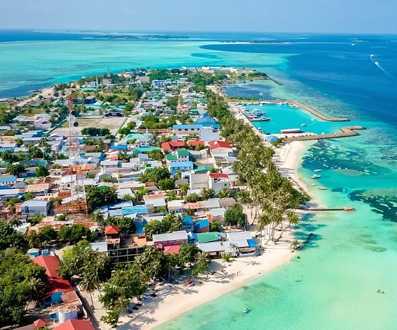 Kaani Beach Hotel Kaafu Atoll Maafushi Aerial View