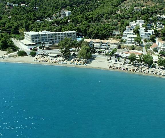 New Aegli Resort Hotel Attica Poros Aerial View