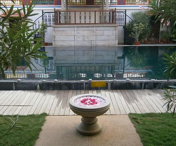 Chidambara Vilas - A Luxury Heritage Resort Tamil Nadu Chettinad garden area
