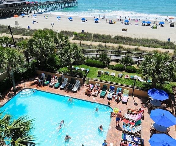 Holiday Pavilion Resort on the Boardwalk South Carolina Myrtle Beach Aerial View
