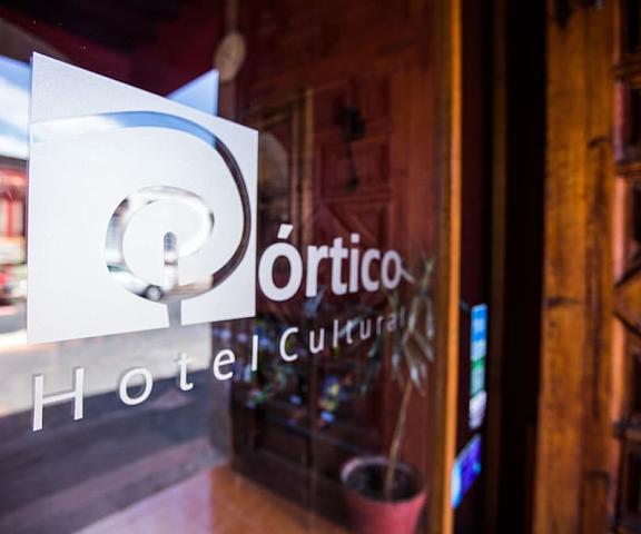 Portico Hotel Cultural Michoacan Morelia Interior Entrance