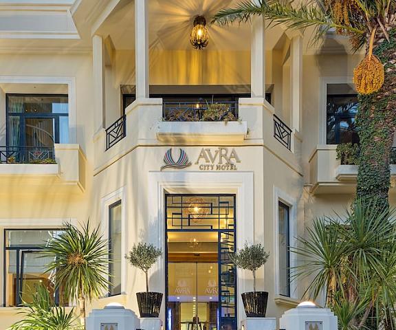 Avra City Boutique Hotel Crete Island Chania Entrance