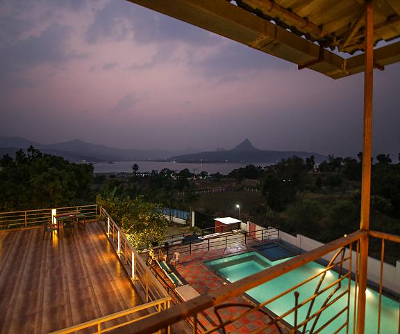 The Bob House Pool Resort and Cafe Pavana Lake Maharashtra Lonavala Hotel View