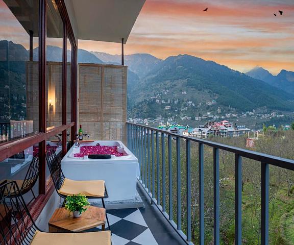 Echor Himalayan Aurum Himachal Pradesh Manali View from Property