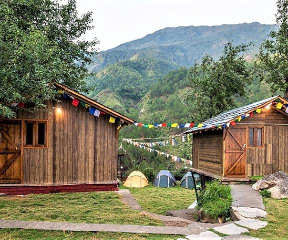 Triund Camps Riverside Resort Himachal Pradesh Dharamshala Mountain View