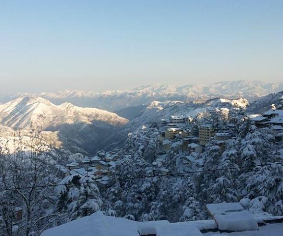 Hotel Dalziel Himachal Pradesh Shimla view from room winter
