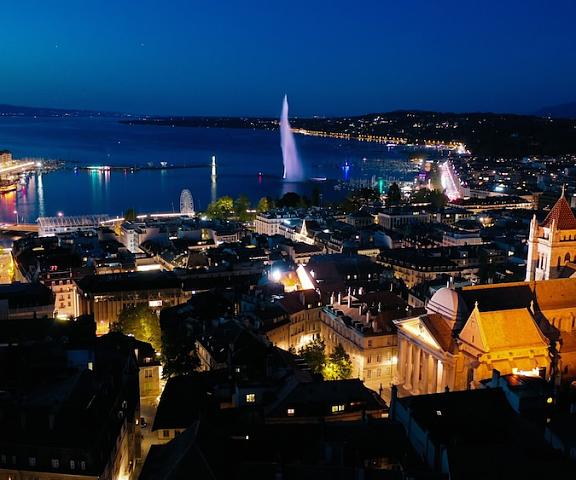 Swiss Luxury Apartments Canton of Geneva Geneva Aerial View