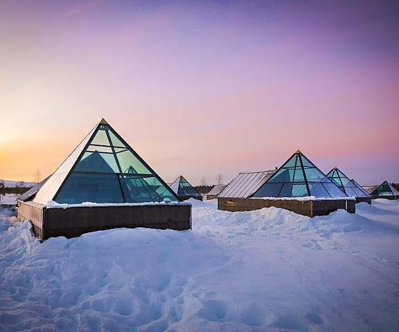 Aurora Pyramid Glass Igloos Rovaniemi Kittila Exterior Detail